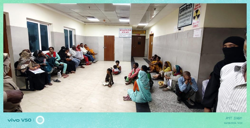One radiologist has the burden of two district hospitals