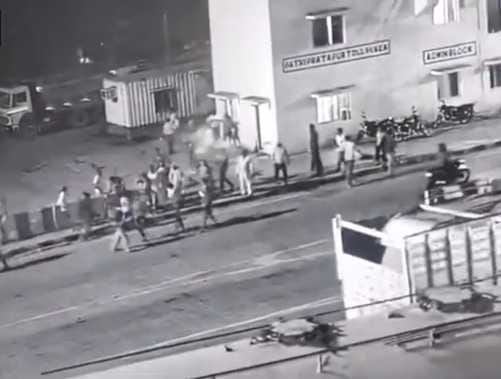 Complaint filed against four people for assaulting manager and employees