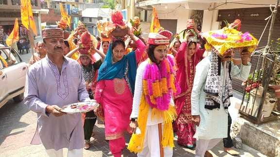 Shri Ram Katha started with Kalash Yatra in BHEL