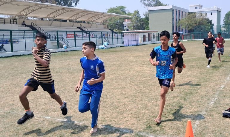 51 promising children gave trials for scholarship