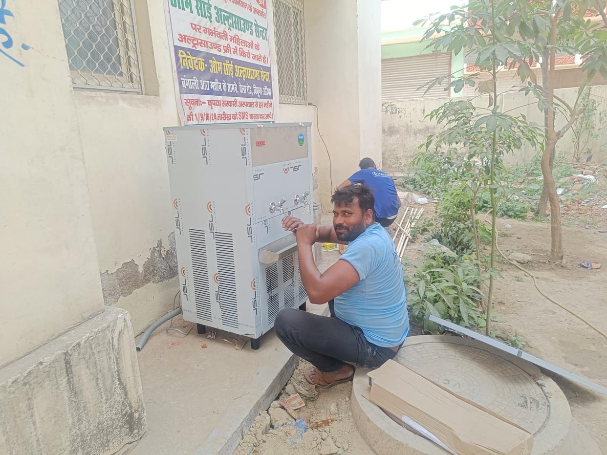 The water cooler was kept closed, was installed after CMO's displeasure