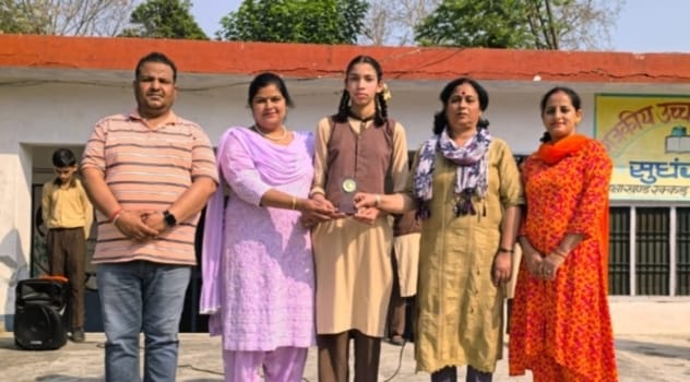 Palak of Sudhangal School passed NMMS exam