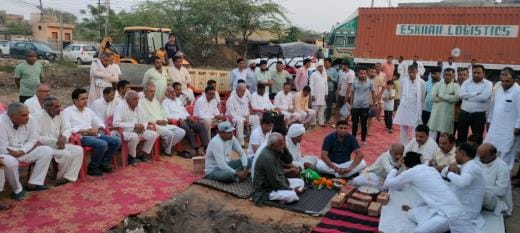 MLA laid the foundation of Sub Health Center in Mittathal