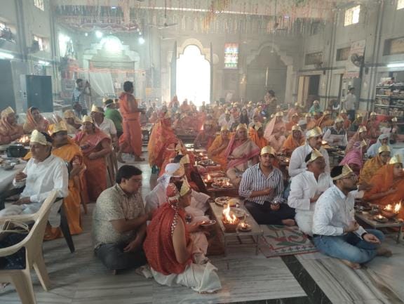 Namokar Mahamantra recitation happened in Nasiya Ji temple