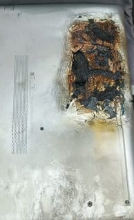 Laptop exploded with a bang in the municipality, fire also broke out inside the car