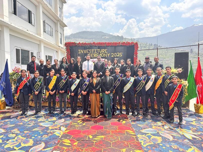 Swarit Ghamaata became head boy and Angel became head girl