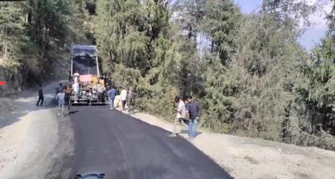 Chamba-Jot road is being improved with the cost of Rs. 10.90 crore, travel will become easier