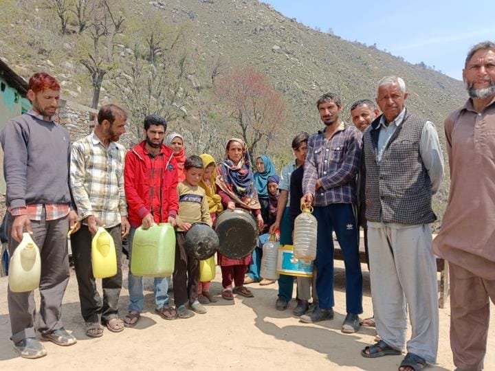 Protest Against Jal Shakti Dept. Due to Shortage of Water