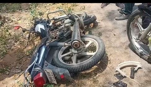 Uncle and nephew riding a bike died in an accident