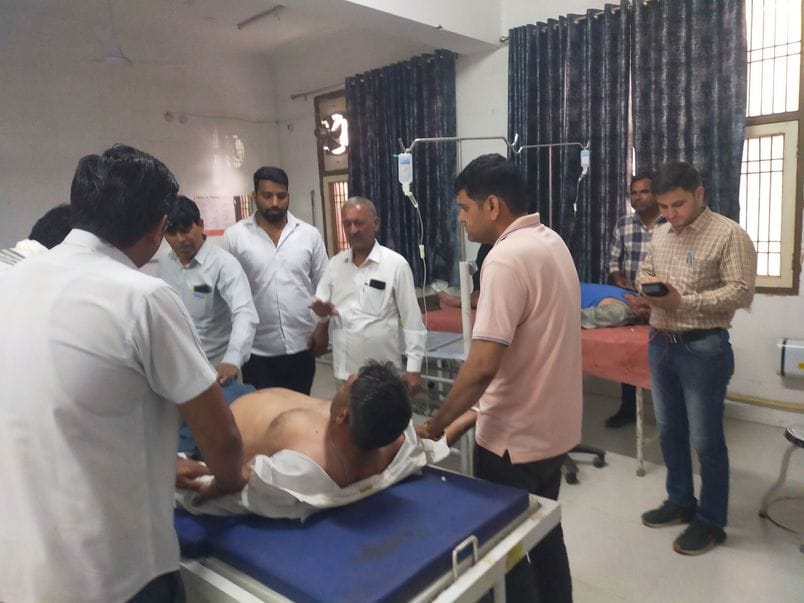 Two workers got electrocuted while working on power line