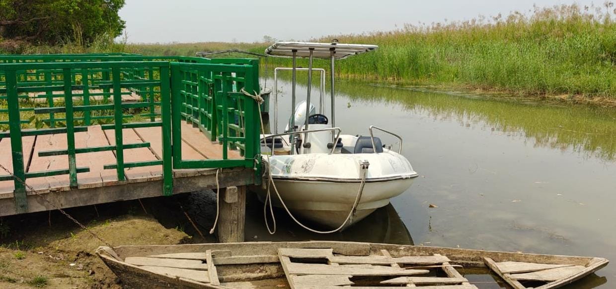 Boating stopped in Gerua river of Katarniaghat