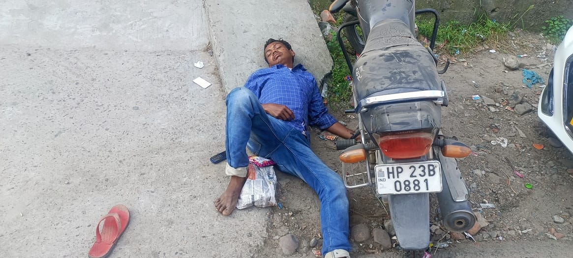 Two youths found unconscious and intoxicated on the side of the national highway in Ghumarvi