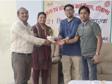 The aim of the workshop is to promote theatre in South Haryana