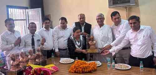 Two groups of Maham Bar Association celebrated Baba Saheb's birth anniversary separately.