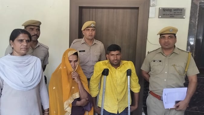 Wife killed her husband in a love affair with her disabled lover, accused arrested within 24 hours