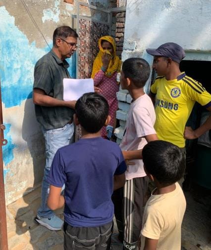 The teachers' union conducted a survey in Dev Nagar and Lajpat Nagar colonies
