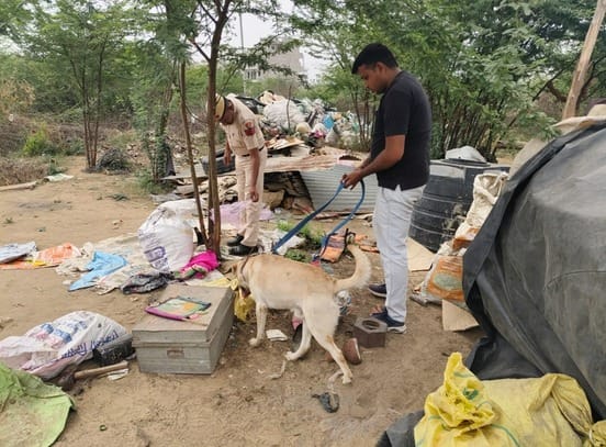 Police station Kosli, dog squad and commando personnel conducted a special search operation