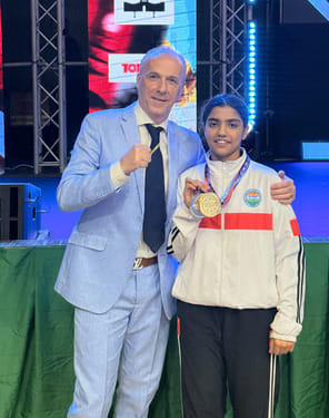 Bangar's daughter Riddhima won two gold medals in boxing