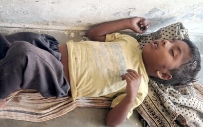 A five-year-old boy was attacked by a pack of dogs