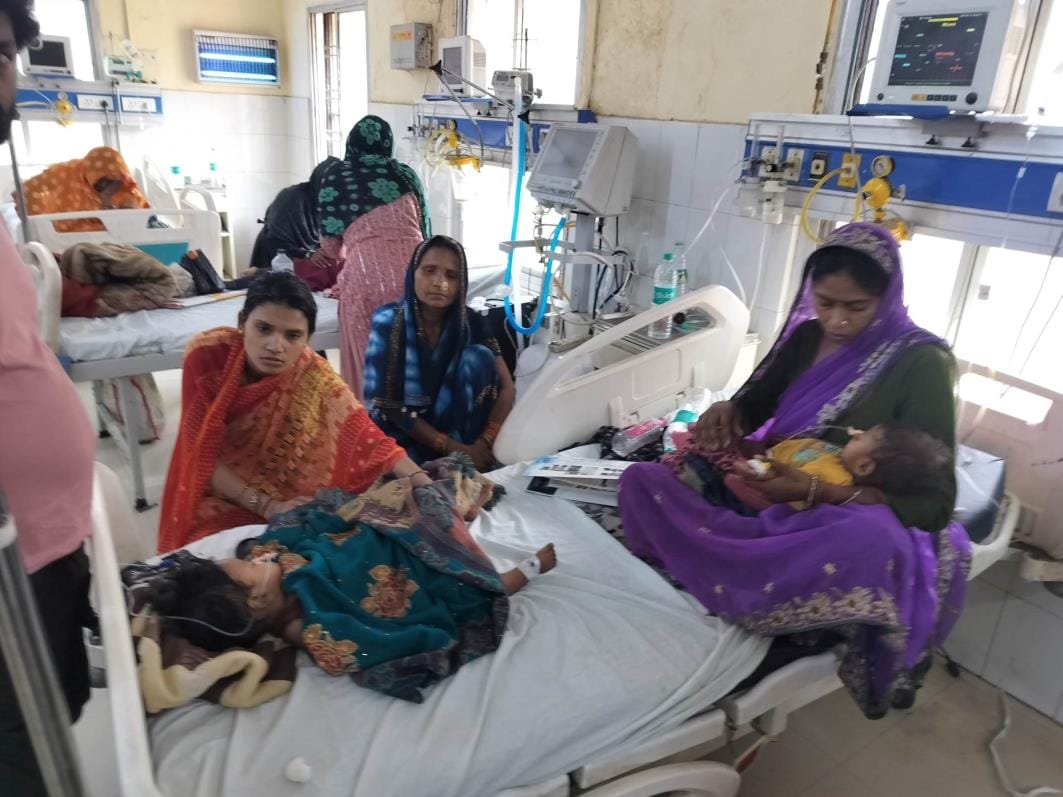 Increased outbreak of diarrhea along with cold and cough in the pediatric department
