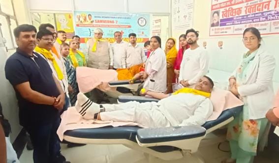 31 donated blood, 20 got their blood tested