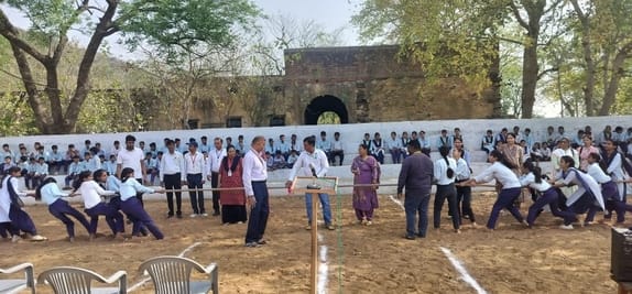 Fun games organized in celebration of meeting of two sports nurseries