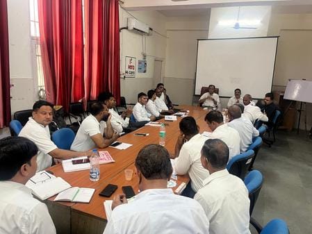 Necessary instructions given to health workers in malaria monthly meeting