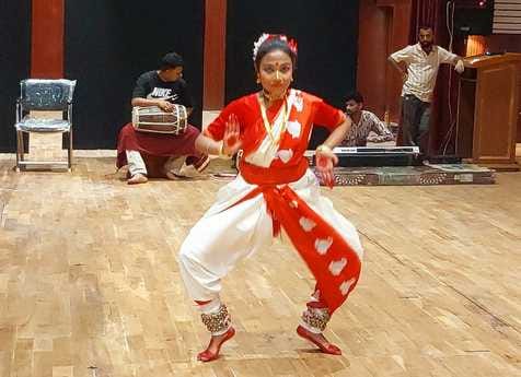 Participants showed their talent in the audition of state level Haroli Utsav-2025