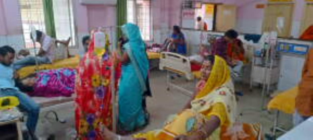 Diarrhea outbreak increased due to changing weather, general ward is full