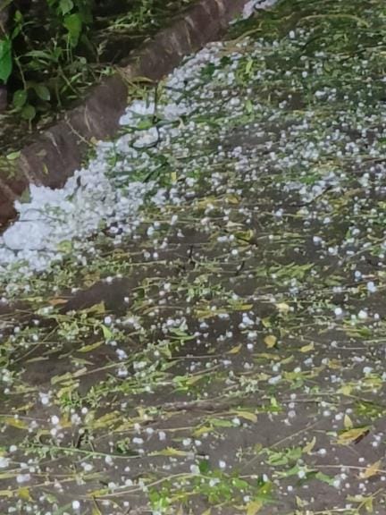 Weather changed, heavy rain and hailstorm with strong storm