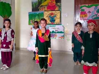 Students won accolades by performing Bhangra and Nati