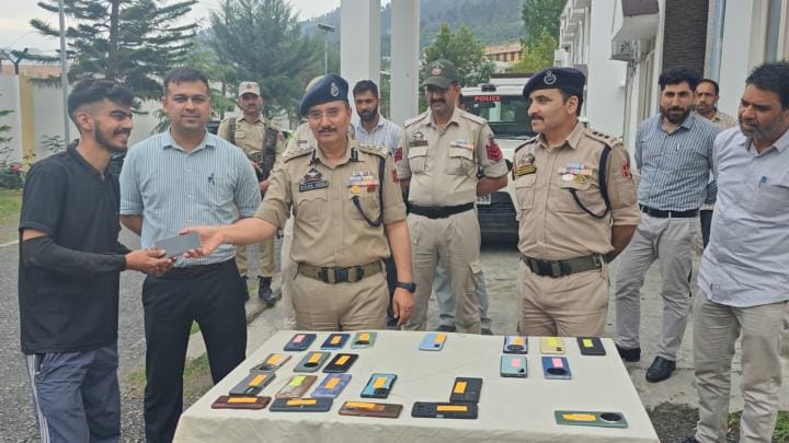 Lost Mobile Recovered By Police
