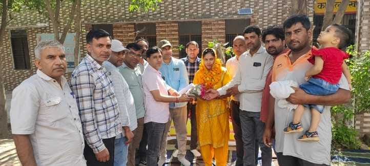 Faizpur Ninana's Pradhan Preeti became the district president of the State Panchayat Council