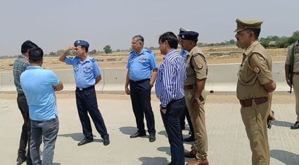 Ganga Expressway: Wire fencing will be installed within 5 km radius of the runway