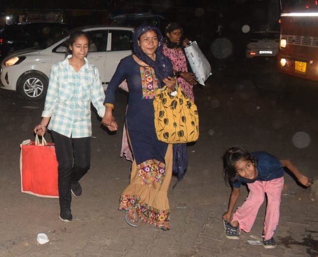 Due to storm and rain, hoardings and trees fell down, power was cut off for several hours