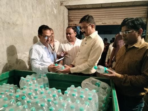 Was selling another bottle of water in the name of a branded company