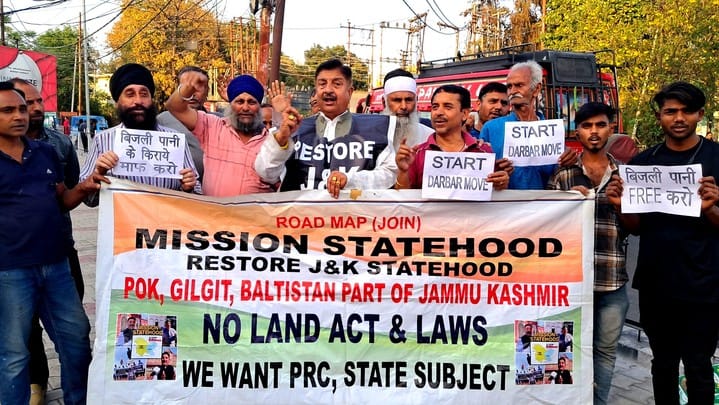 jammu, political, protest, demand