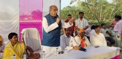 The MP distributed cheques among 90 farmers