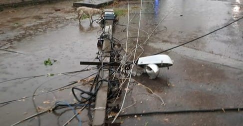 Rain of disaster... signs of devastation are scattered at every step