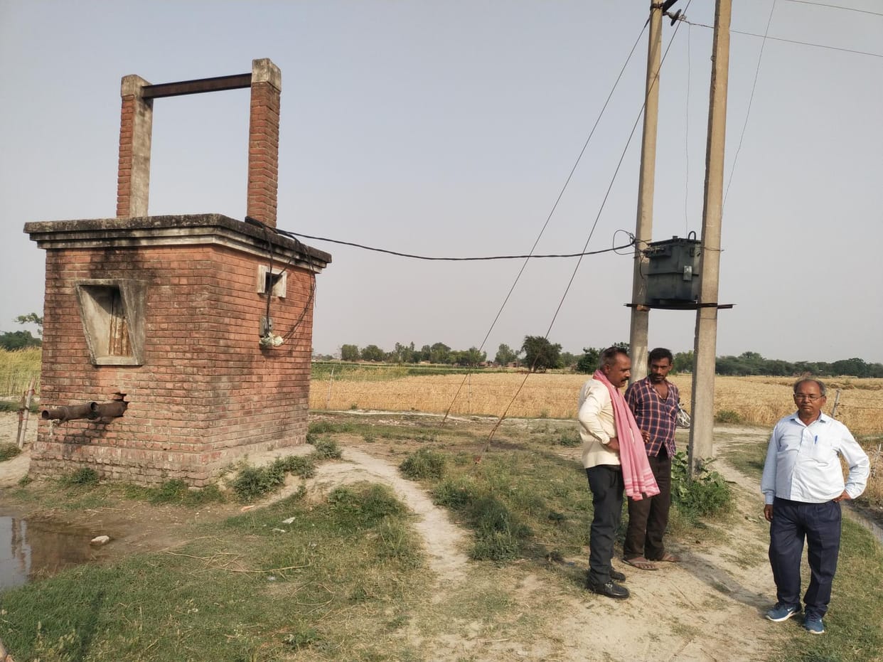 250 bigha land is not getting water since last 13 years