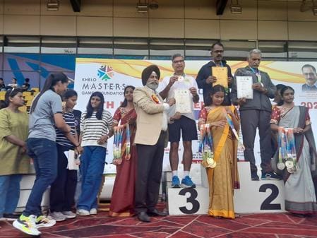 Runner Arvind Pal Dahiya won two bronze medals