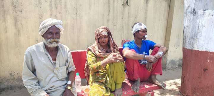 Two parties clashed in tractor-trolley dispute, seven injured