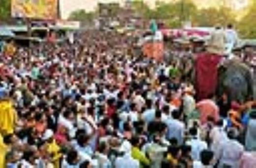 Jawara Procession Taken Out With Elephants And Horses - Hamirpur News ...