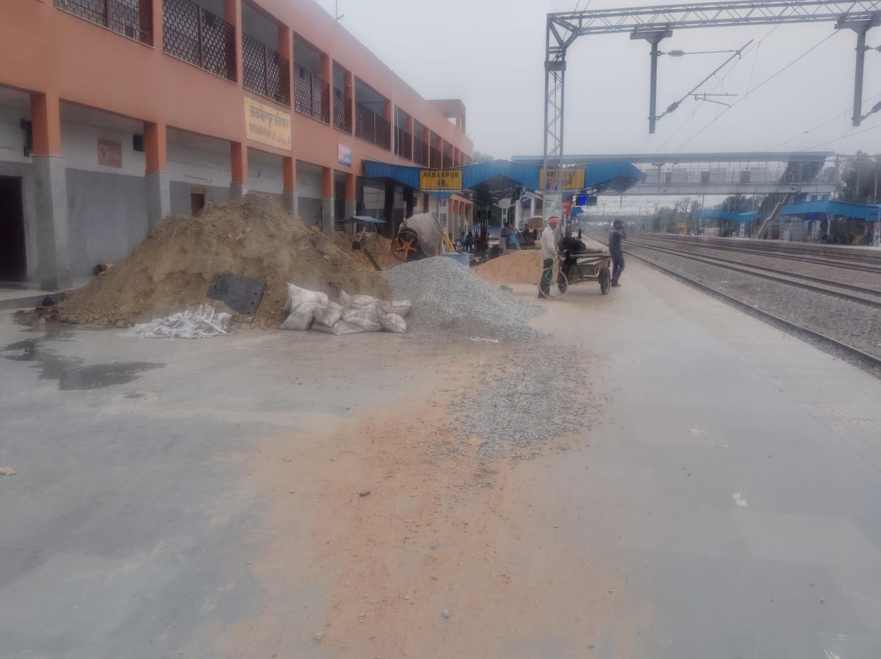 Crores spent, yet passenger facilities at the station are in a bad state