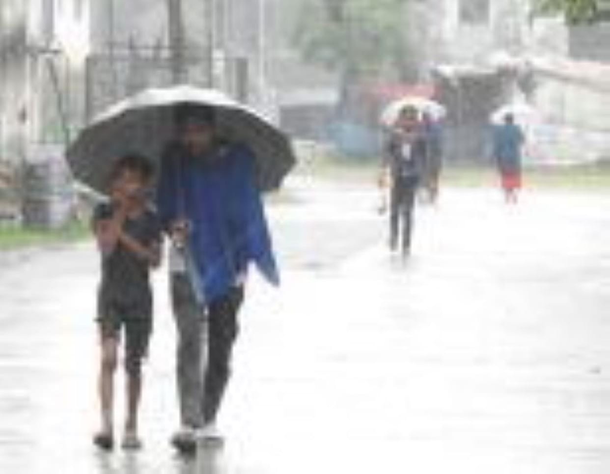 It rained on the third day too, relief from heat