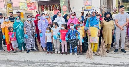 Cleanliness drive conducted in ward 8