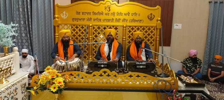 Kirtan Darbar organized in the historic Guru Tegh Bahadur Sahib