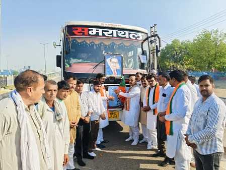 PM's program, BJP leaders' show of strength, 167 buses arrived from the district