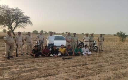 गिरफ्तार साइबर ठग। स्रोत : पुलिस