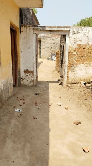 ne pelting on revenue team which went to remove encroachment on land in Ishaqpur